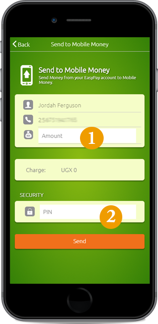  easypay wallet to your mobile money account