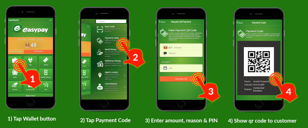 How to generate a payment qr code in Easypay